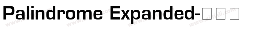 Palindrome Expanded字体转换